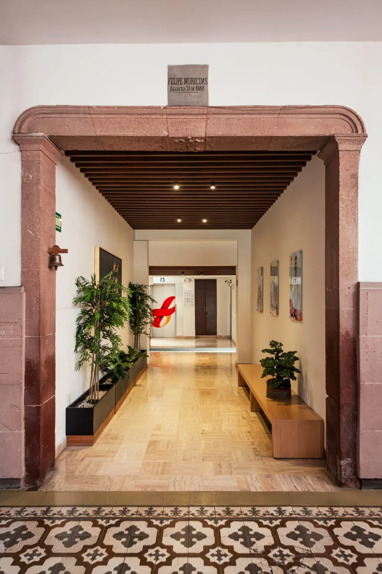 Área de circulación hospitalaria
